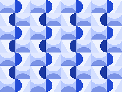 Pool Pattern adobe illustrator blue blues design flat design geometric geometric pattern monochromatic monochrome pattern patterns shape graphics shapes waves