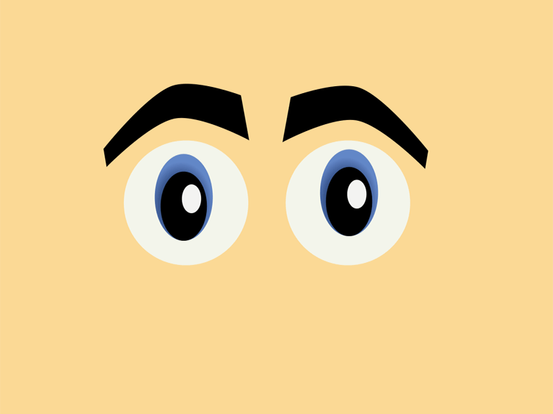 olho01 2d character 2danimation aftereffects animação character expressão eyes face flat illustration personagem vector
