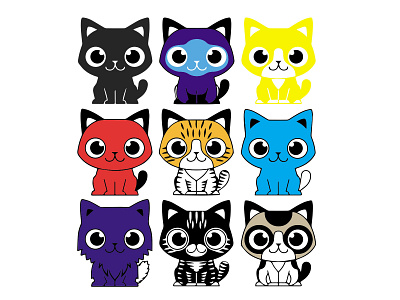 cats icon  vector