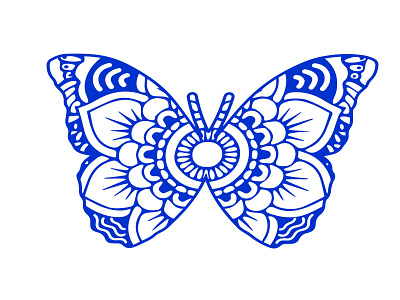 butterfly silhouette svg bundle Mandala