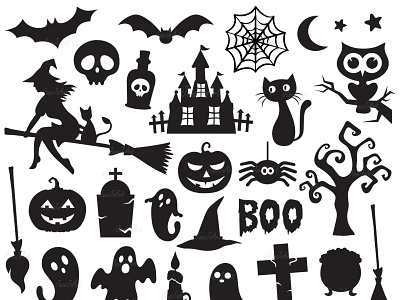 halloween icon  vector 1