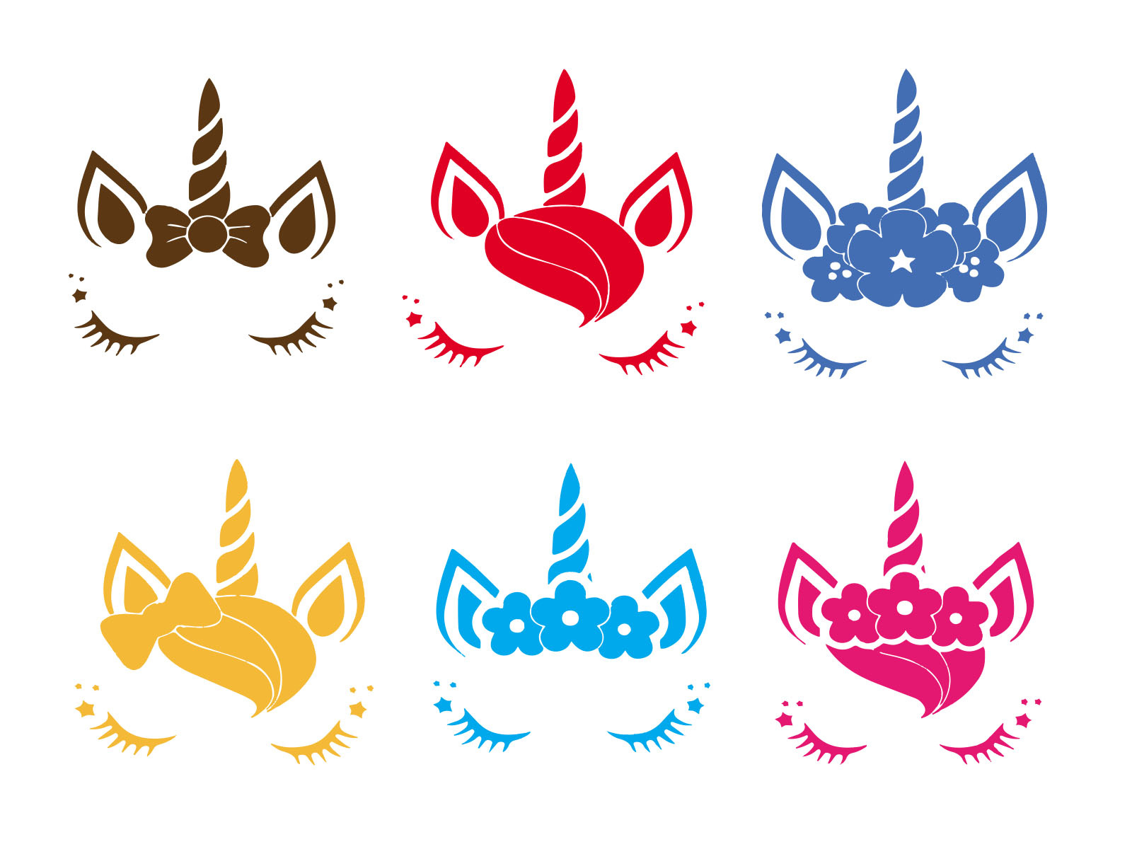 Unicorn Svg png dxf eps by criske bankat on Dribbble