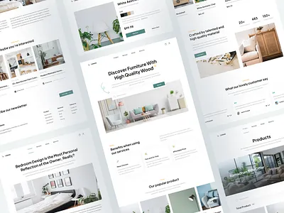 Lalasia - Furniture website app clean cleandesign design furniture landing page mable ui ux website
