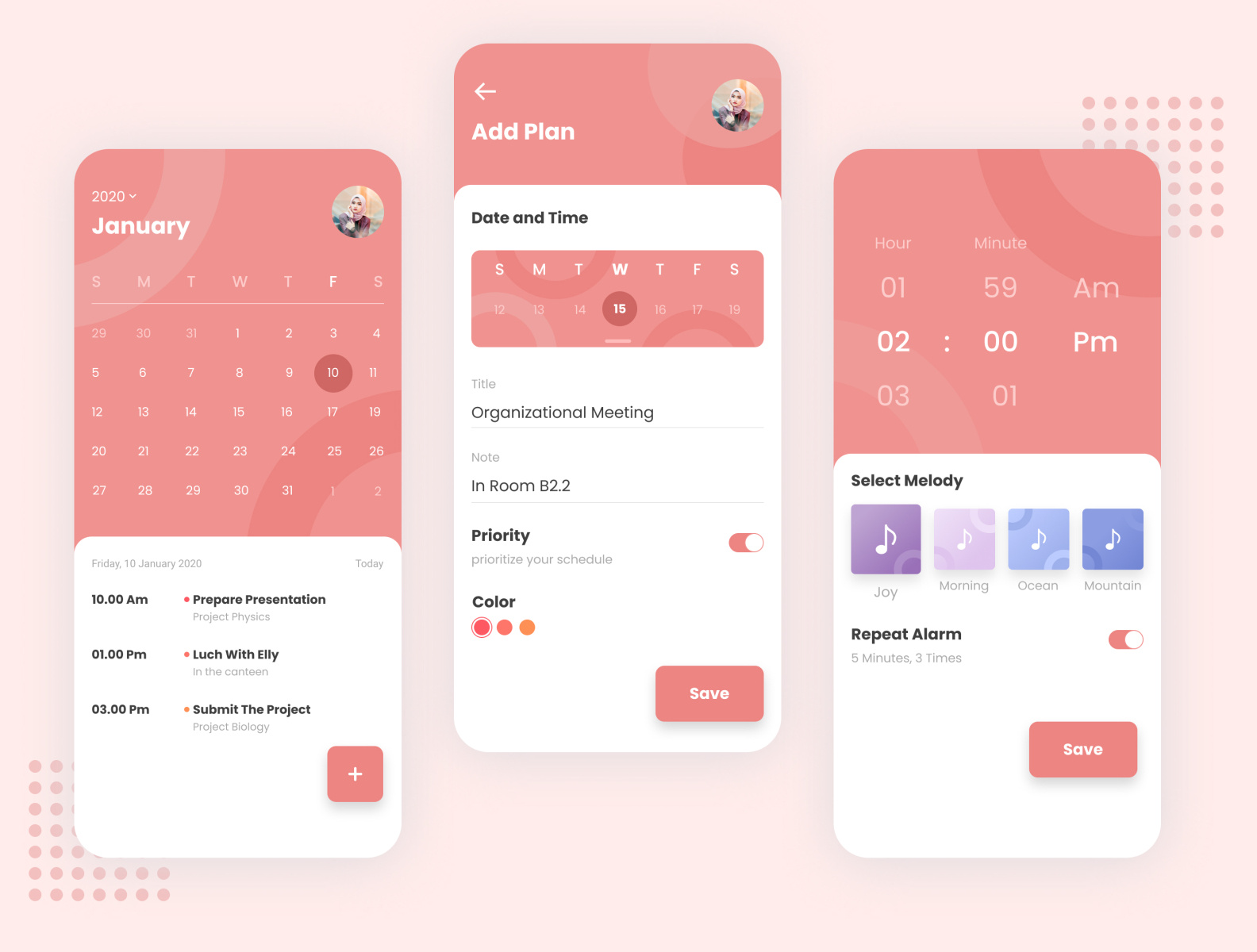 Planner and Reminder App Exploration by Ariqah Hasna on Dribbble