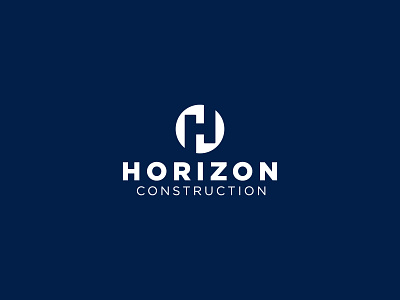 Horizon Construction adobe illustrator asia brand identity branding design buy logo designer logo designer portfolio europe for sale freelance design freelancer logo logodesign logos logotype minimal minimalist logo vector