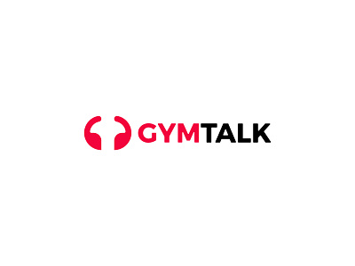 GymTalk brand design branding branding and identity design forsale gym logo illustration logo logo branding logo design logodesign logomark logos logotype minimal pictorialmark talk logo vector wordmark