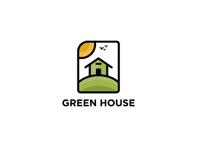 Green House brand brand design brand identity branding buy buy logo buy now for sale green logo house logo logo logo design logo mark logos logoset logosketch logotype minimal minimalist logo natural logo