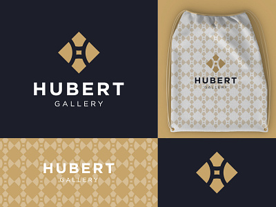 Hubert Gallery brand brand identity branding branding design design designer illustration logo logodesign logos logotype luxury luxury logo minimal minimalist logo minimalist logo design