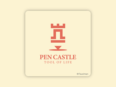 Pen Castle Logo Design