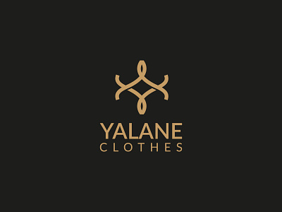 Yalane Clothes brand brand identity branding business clean logo clothes clothes logo clothes shop company concept logo logo creator logo mark logos logotype luxury logo merch design minimal t shirt unique logo