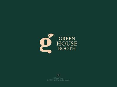 Green House Booth - Branding identity brand brand identity green green logo house house logo leaf leaf logo letter logos lettermark logoawesome logomark logos logosketch logotype minimalist minimalist logo natural nature logo room logo