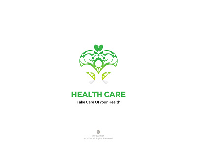 Health Care Logo branding branding and identity care logo gradient green health app health logo healthcare illustration logo logos logotype minimal minimalism minimalist logo yellow logo