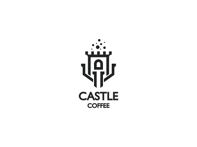 Castle Coffee - Logo Design brand brand identity branding branding design castle castle logo coffee coffee logo icon logo logodesign logos logotype minimal minimalist minimalist logo vector