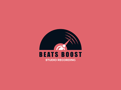Beats Boost Logo Design bass bass logo boost boost logo branding logo logo design logodesign logotype minimal music music logo speed speed logo