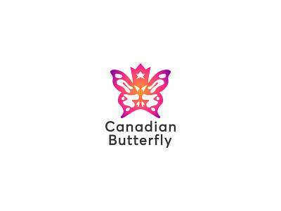 Canadian Butterfly - Logo Design