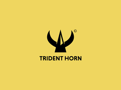 Trident Horn - Logo Design