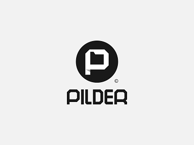 Pilder Logo 2 brand brand logo branding business business logo company company logo doc logo document identity logo design logos minimal negative space simple software startup logo