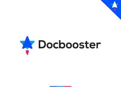 Docbooster boost logo booster brand brand identity document logo icon logo icon mark logo logo corporate logo design logomark logos logosimple logotype mark minimal simple star star logo startup