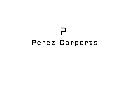 Perez Carports animation branding design hoodies icon illustration logo minimal photoshop typography
