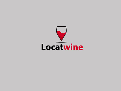 Location + Wine branding design designer freelancer illustration logo minimal photoshop typography vector