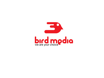 Logo Design "Bird Media" custom type design designer forsale identity illustration logo logodesign logos logotype minimal photoshop typography