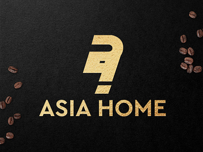 Logo Design "Asia Home" branding customtype design designer designer logo for sale freelance freelancer fulltime illustration logo logodesign logos logotype minimal photoshop typography vector