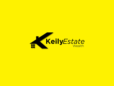 Keily Estate branding buy now designer estate for sale freelance freelancer icon illustration logo design logodesign minimal photoshop typography