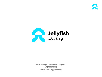 Jellyfish Lenny branding designer freelance freelancer illustration logo logodesign logotype minimal minimalist minimalist logo vector