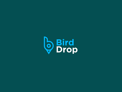 Bird Drop branding branding and identity designer freelancer icon illustration logo logo design logodesign minimal typography vector