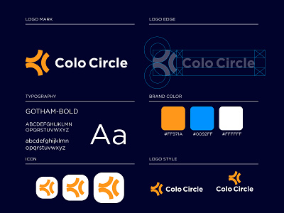 Colo Circle Guide branding buy now design designer designer logo forsale freelance illustration logo logo design logodesign logos logotype minimal photoshop typography vector