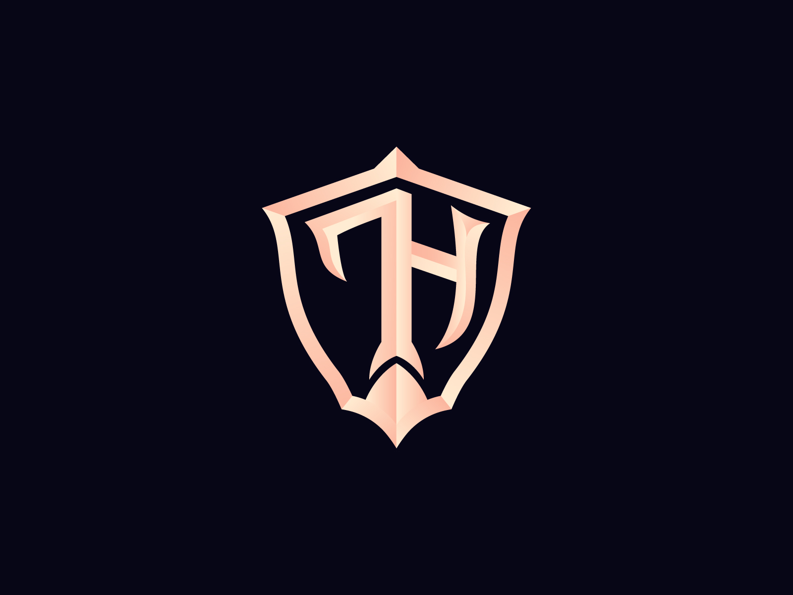 JH letter logo design by Creativegms on Dribbble