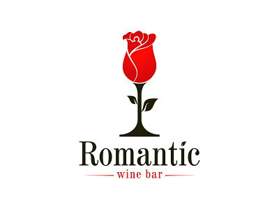 romantic wine bar flower logo design bar brand identity branding branding identity creative logo flower flowers graphic design illustration logo design logo designer logo mark logos logosai logotype minimalist logo modern logo wine bottle wine logo wines