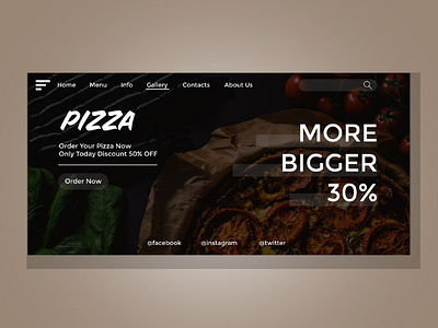 Pizza Landing Page