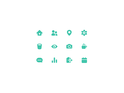 Dashboard Icons Exploration camera icon set iconography icons icons pack iconset logout map mapping settings trash ui users ux