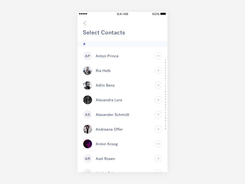 Getsafe contacts dribbble2