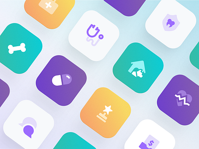 Healthcare – Icons app finance fintech icon app icons iconset illustration insurance insurance app insurtech svg ui ux vector