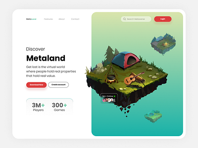 Metaverse Landing Page