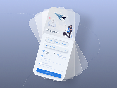 Flight Ticket Booking App aircraft airlines app app design booking flight flight book flight booking mobile app ticket ticket app ticket booking ui ux
