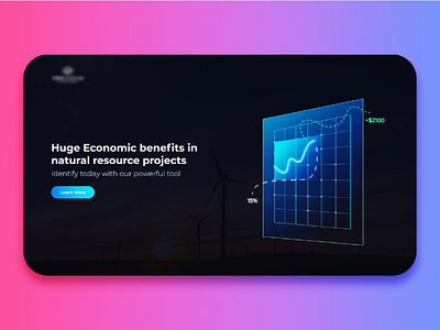 Trading stocks - Landing Page app card clean gradient interface landing page stock trading stocks landing page trading ui uidesign ux weanalytics