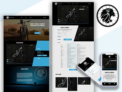 Roar Bikes adobe illustrator adobe xd app design logo ui web