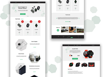 Smart Gadgets Webshop adobe illustrator adobe photoshop adobe xd design minimalist ui web