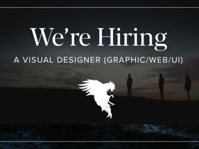 We're Hiring - Visual Designer art director graphic designer hiring senior designer visual designer web designer
