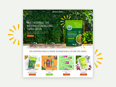 Kuli Kuli - Website Redesign ecommerce food graphic design health mobile moringa shopify superfood web design website