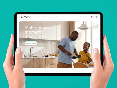 Evvr - Website Redesign ecommerce lighting shopify smart tech ui web design web development