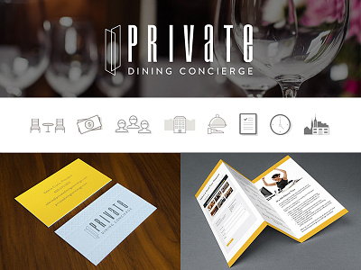 Private Dining Concierge Brand Identity + Print Work