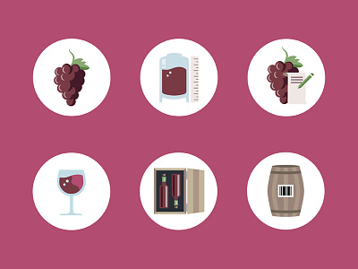 Wine Icon Pack beverage graphic design icon pack icon set iconography icons wine wine industry