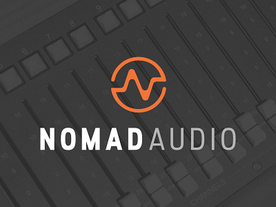 Nomad Audio audio design graphic design icon logo typography