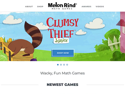 Melon Rind animation ecommerce educational games graphic design kids shopify web design website