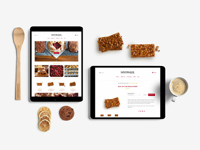 Sweet Dragon Mockup Dribbble baking design ecommerce graphic design shopify sweets web design website