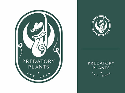 Predatory Plants branding carnivorous design graphic design illustration logo plants